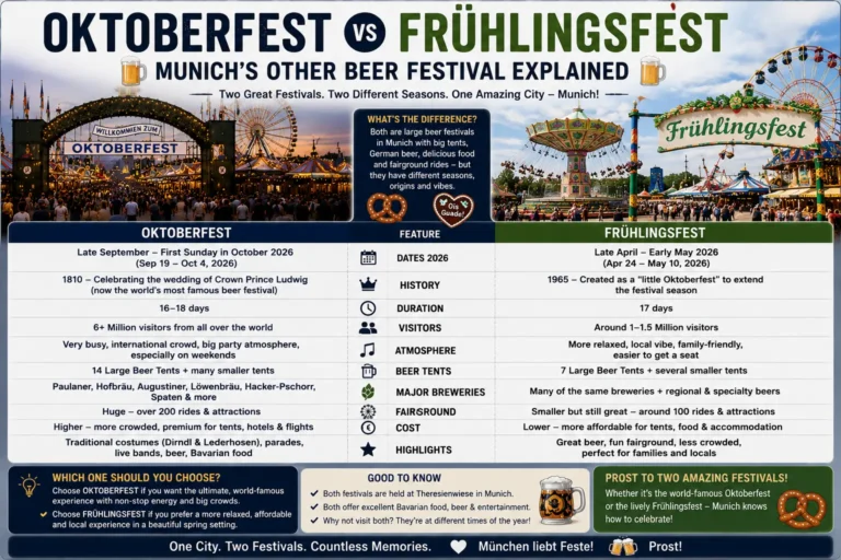 Oktoberfest vs Frühlingsfest